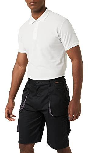 Portwest Bermuda Bicolore Texo, Colore: Nero, Taglia: M, TX14BKRM