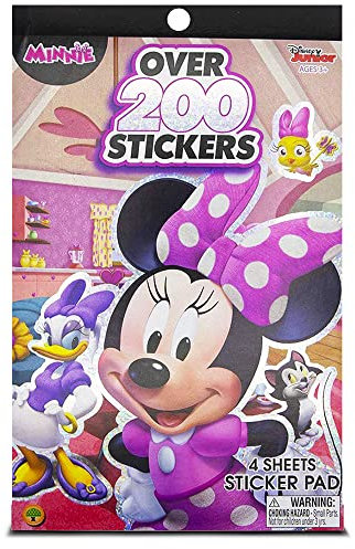 Disney Minnie Mouse Bowtique Sticker Pad Over 200 Stickers by Disney