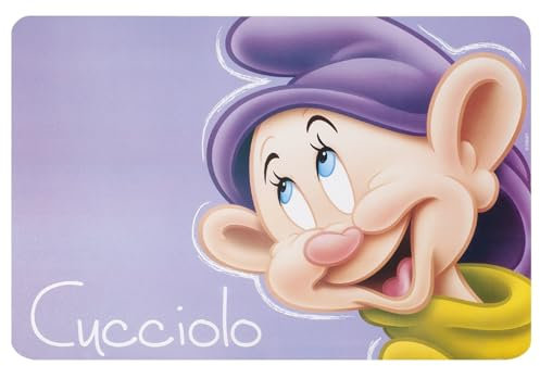 Home - Tovagliette originali Disney Biancaneve e i 7 nani, Colori/Modelli Assortiti, 1 pezzo
