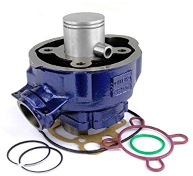 Carenzi Cylinder Kit Sport 50cc Cast Iron AM6 compatible with Rieju MRT 50