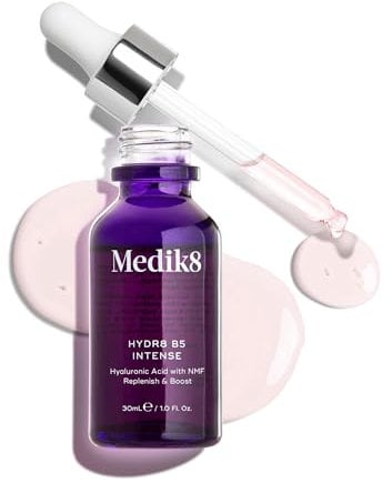 Medik8 Hydr8 B5 Intense - Supercharged Multi-Weight Hyaluronic Acid Serum - Replenishes, Smooths & Plumps Skin - Ideal For Normal to Dry Skin Types - 30ml