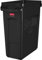 Rubbermaid Commercial Products 1955959 Vented Slim Jim-Abfalltonne, Kunststoff, 60 L, Schwarz