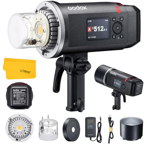Godox AD600BM II Flash Strobe, 600Ws Outdoor Photography Light Bowens Mount | HSS 1/8000s, 0.01s-1.9s Recycle Time, 8940mAh Li-ion Battery Flash Light Monolight with Bowens Mount