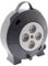 Enrouleur H05VV-F 4 prises 3G1,5mm² 10m + coupe-circuit - Gris - Zenitech