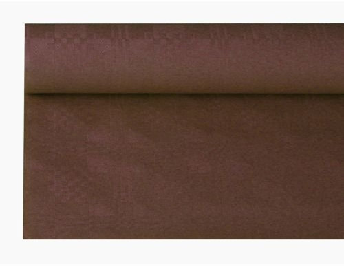 Damasttischtuch 8 m x 1,2 m braun Papiertischdecken