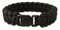 Mil-Tec Paracord Bracciale 22 mm Nero, M, Poliestere, senza pietra