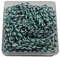 ALCO-Albert 2256-18 - Briefklammern ZEBRA 26 mm, Dose à 100 Stück, weiß/mint