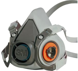 3M 6000 Gesichtsmaske mit Ventil Vergossen 1Stück Stück