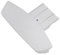 Lazer Electrics Poignée de porte pour machine à laver Hotpoint Ariston, Blanche C00141704
