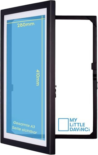 My Li’l Da vinci Expandable Picture Frame - A3 Black