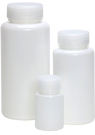 Azlon BLH0100P Weithals-Flasche aus Kunststoff, HDPE, 100 ml, 10 Stück