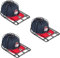 Cap Buddy 3 Stück Original Baseball Cap Washer Kappen Reiniger Set 3er Bündel New Era Flexfit Basecaps schonend reinigen einfach und schnell in der Spülmaschine