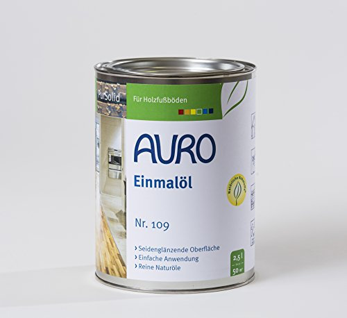 AURO Einmalöl PurSolid Transparent Nr. 109, 2,50 Liter