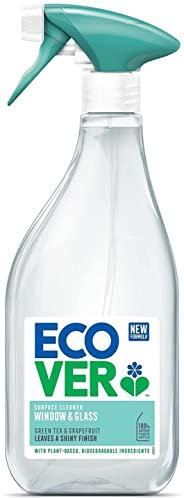 Ecover 285449 Glas und Fenster-Reiniger, EN, VOC 7,3 Prozent, 500 mL