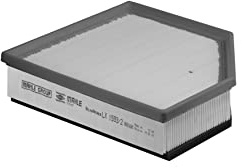 MAHLE LX 1593/2 Luftfilter für Volvo XC60 I Suv (156) u.a. | Kompatibel mit: VOLVO S60 II, S80 II, V60 I, V70 III, XC60 I SUV, XC70 II