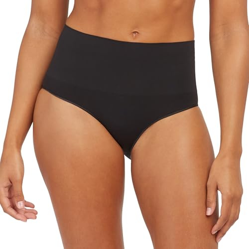 SPANX Shapewear für Damen Everday Shaping Tummy Control Höschen Brief, Schwarz, L