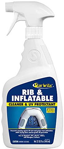 STAR BRITE Rib & Inflatable Boat Cleaner & UV Protectant Spray - Lift Dirt, Grime & Restore Color While Protecting Against Salt Deposits, Stains & Sun Damage 32 OZ (097232)