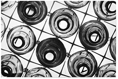 artboxONE Poster 30x20 cm Schwarzweiß Flaschenkasten hochwertiger Design Kunstdruck - Bild Flasche bierkasten Fach