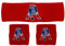 NFL Armband Haarband 3-teiliges Set mit Team Logo, rot, Einheitsgröße