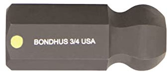 Bondhus 31274 9 mm Prohold Boule Douille avec finition Proguard, 5,1 cm