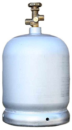 Aluminium Gasflasche 2kg leer selbst befüllbar / umfüllbar Propan Butan
