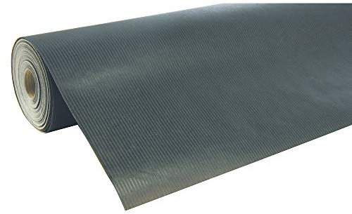 Clairefontaine 507529C - Une Bobine De Papier Kraft Recyclé Unicolor Noir - Dimensions : 50x0,70m - 60g - Couleur : Noir - Papier Recyclé, Idéal Pour Les Emballages Cadeaux, DIY, Décoration