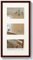 walther design Bilderrahmen nussbaum 3X 10x15 cm Galerierahmen Peppers Holzrahmen BP315N