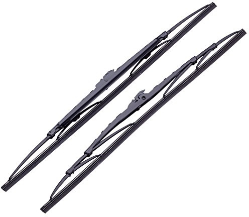 SWF Das Original 2x Wischerblätter 116335 - Vorne - 500 mm / 475 mm | mit Spoiler, Set mit 2 aerodynamischen konventionellen Wischerblättern
