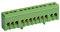 REV Verteilerklemme - Reihenklemme für Hutschiene 12-fach, max. 16 mm², grün