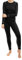 CFLEX Damen Ski- & Thermowäsche Set - warme Unterwäsche Langarm POLARDRY - Schwarz-Grau XL, Etikette Gr: 48/50