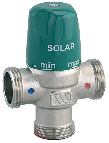 Watts - Mitigeur thermostatique - Mitigeur thermostatique Solaire MMV-S - corps 1 Nickelé - Mâle DN25