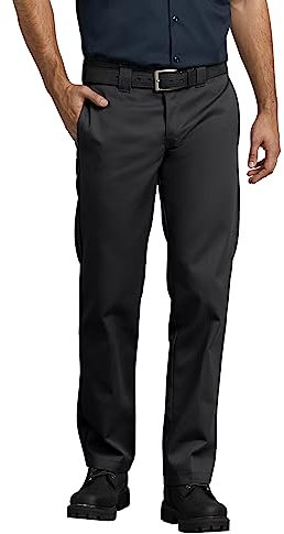 Dickies Slim Straight Work, Pantaloni Uomo, Nero (Black), W30/L32
