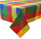 Designimports Esstisch-Accessoires, Palette, kariert, indische Sommer-Tischdecke, 132 x 132 cm