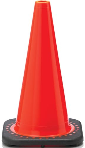 JBC Safety Plastic RS45015C Revolution Series 18 Traffic Cone Wide Body, Orange Color