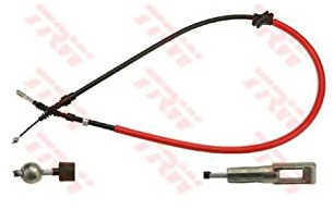 TRW Seilzug, Feststellbremse GCH1568 | Kompatibel mit: AUDI 80 B3 Stufenheck, 80 B4 Stufenheck, 90 B3, CABRIOLET B3, COUPE B2, COUPE B3