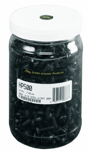 Middle Atlantic Products HP500 Rack-Zubehör, Stahl, 19 mm, 88,9 mm, 152,4 mm, Schwarz