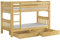 Erst-Holz Etagenbett Kiefer 90x200 cm mit 2 Rollroste, 2 Matratzen Bettkaesten 60.15-09 Ni70 M S2