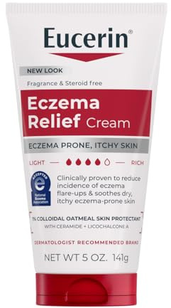 Eucerin Eczema Relief Cream - Full Body Daily Lotion for Eczema-Prone Skin - 5 oz. Tube