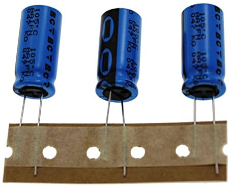 Elko Kondensator 20x radial 470µF 63V | Elektrolytkondensator bis zu 105°C | 470uF Electrolytic Capacitor from Vishay