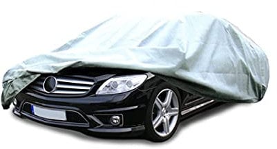 ECD Germany Ganzgarage Größe L 482 x 178 x 119 cm - 4 Lagig - Atmungsaktiv - Wasserdicht - Staubdicht mit UV Schutz - Autoabdeckung Vollgarage Autogarage Autoplane Autoabdeckplane