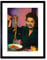 Wee Blue Coo 9x7 '' SOPHIA LOREN MOVIE ACTRESS EATING SPAGHETTI FRAMED ART PRINT F97X724