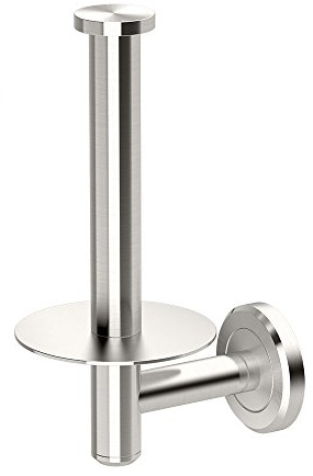 Gatco 4298 Latitude II Storage Toilet Paper, Satin Nickel
