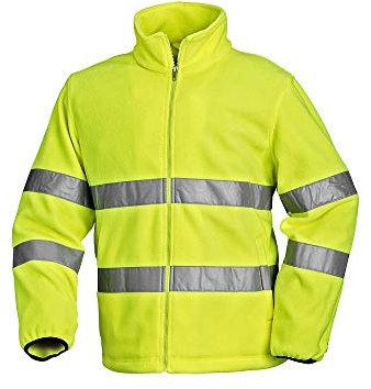 High Vis Fleecejacke Gelb L