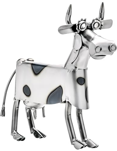STEEMO Metall-Art DEKO-Figur Kuh Design II