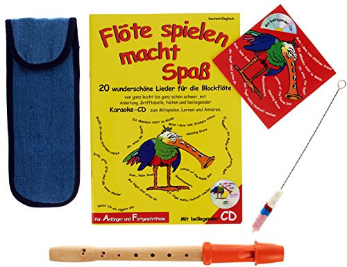 Streetlife T333814 Blockflöten Set orange