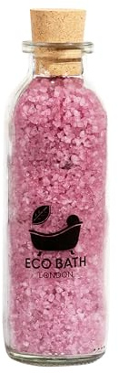 Eco Bath London Relaxing Dead Sea Salt 300g - Natural Dead Sea Salt Contains 100% Pure Essential Oils Mixed with Lavender