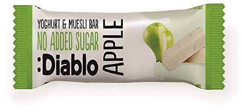 Diablo Apple Yoghurt & Muesli Cereal Bar - No Added Sugar Free 30g (Pack of 1)