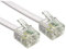 Alida Systems Cable Telefónico ADSL Con Conectores RJ11 de 3 m- Routeur A Través De toma De Teléfono O Microfiltro/Blanco