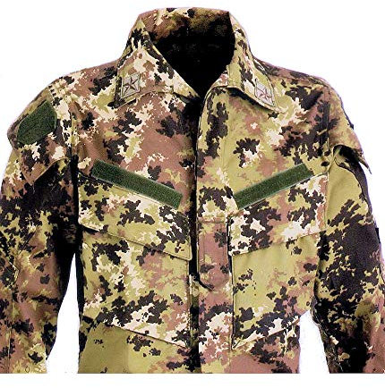 DEFCON 5 Tuta da Combattimento Italian BDU, D5-1656, Italian Camo, Taglia M