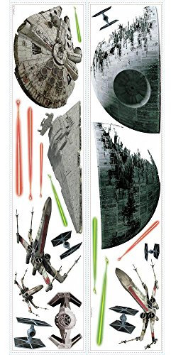 Room Mates 54539 Wandsticker Star Wars - Episode VI Raumschiffe, mehrfarbig